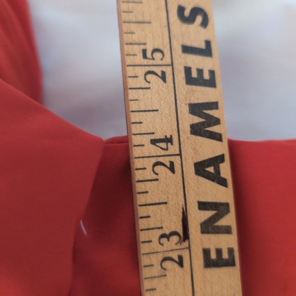 Alpinetek Short Down Red Fur-Trimmed Jacket - Picture 8 of 14